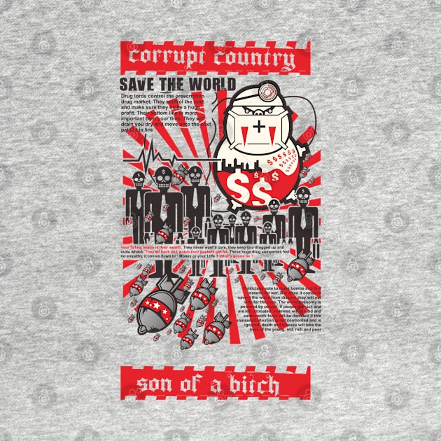 Damn corrupt country - son of bitch by xsamgraph
